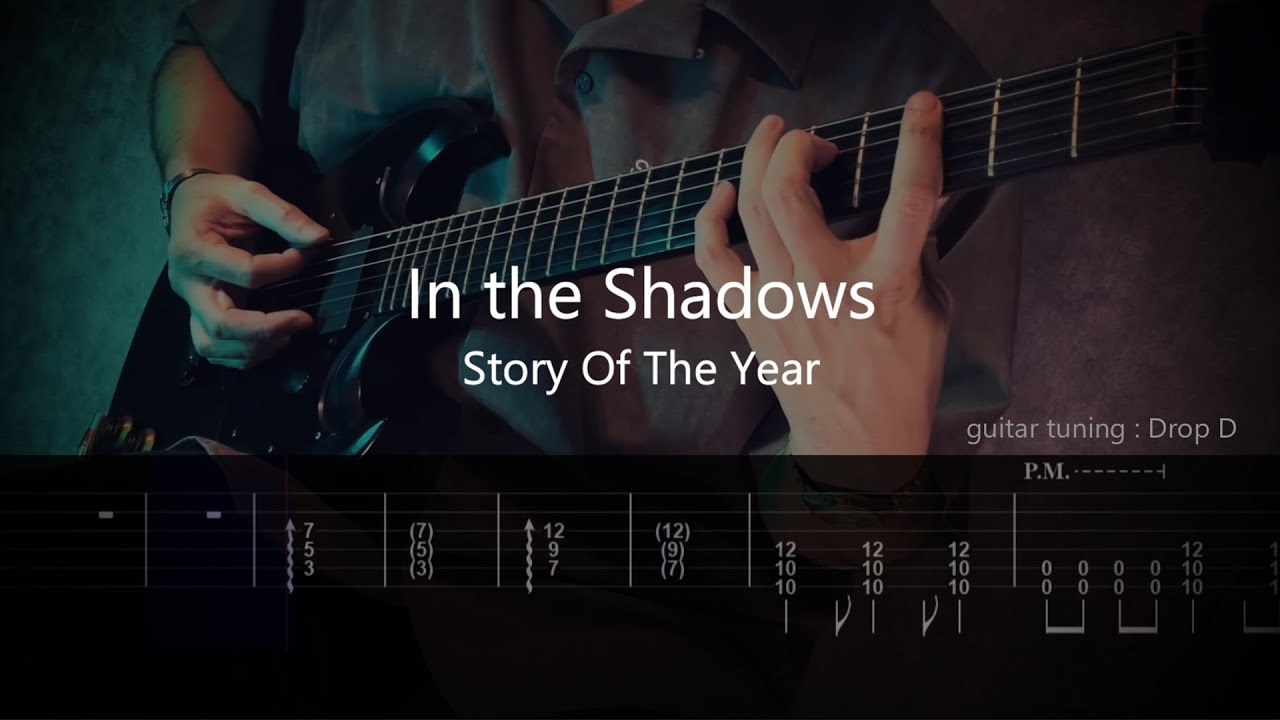 Story Of The Year - In the Shadows(Instrumental)【ギター練習用】【ギタータブ譜】【Guitar TAB】【Guitar cover】