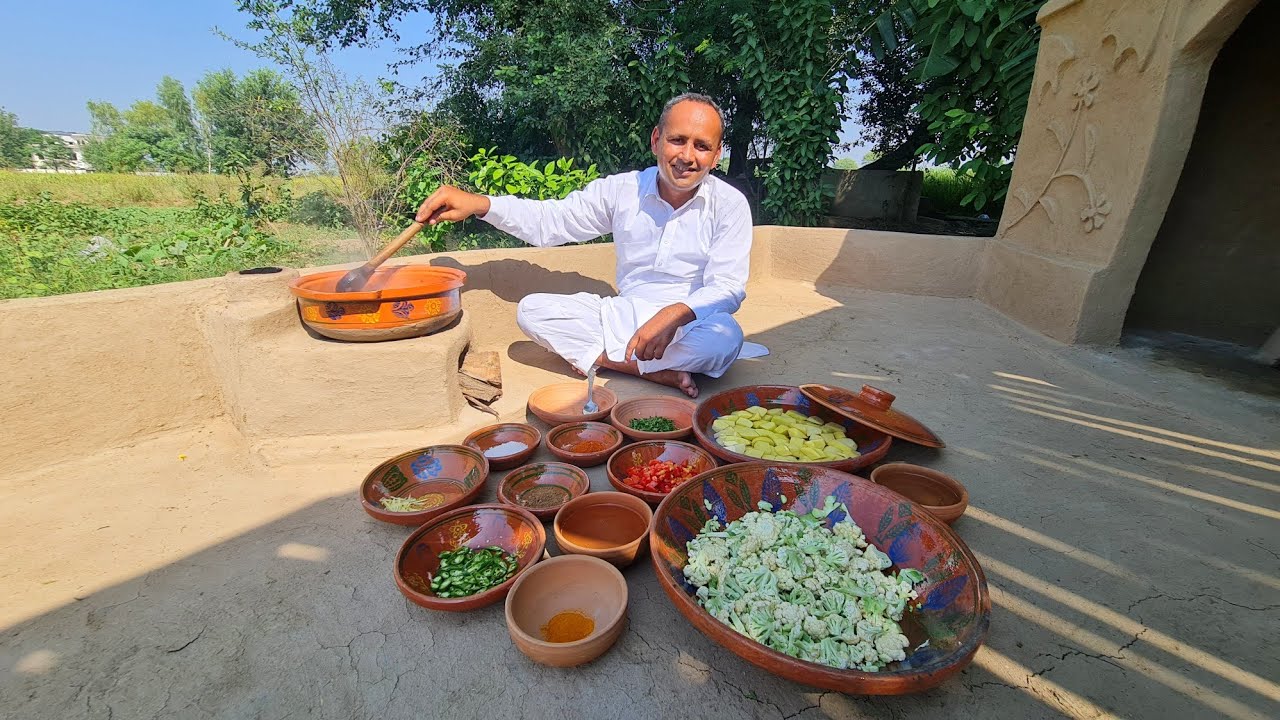 Punjabi Style Gobhi Aloo Ki Sabzi | Village Style | Mubashir Saddique | Village Food Secrets