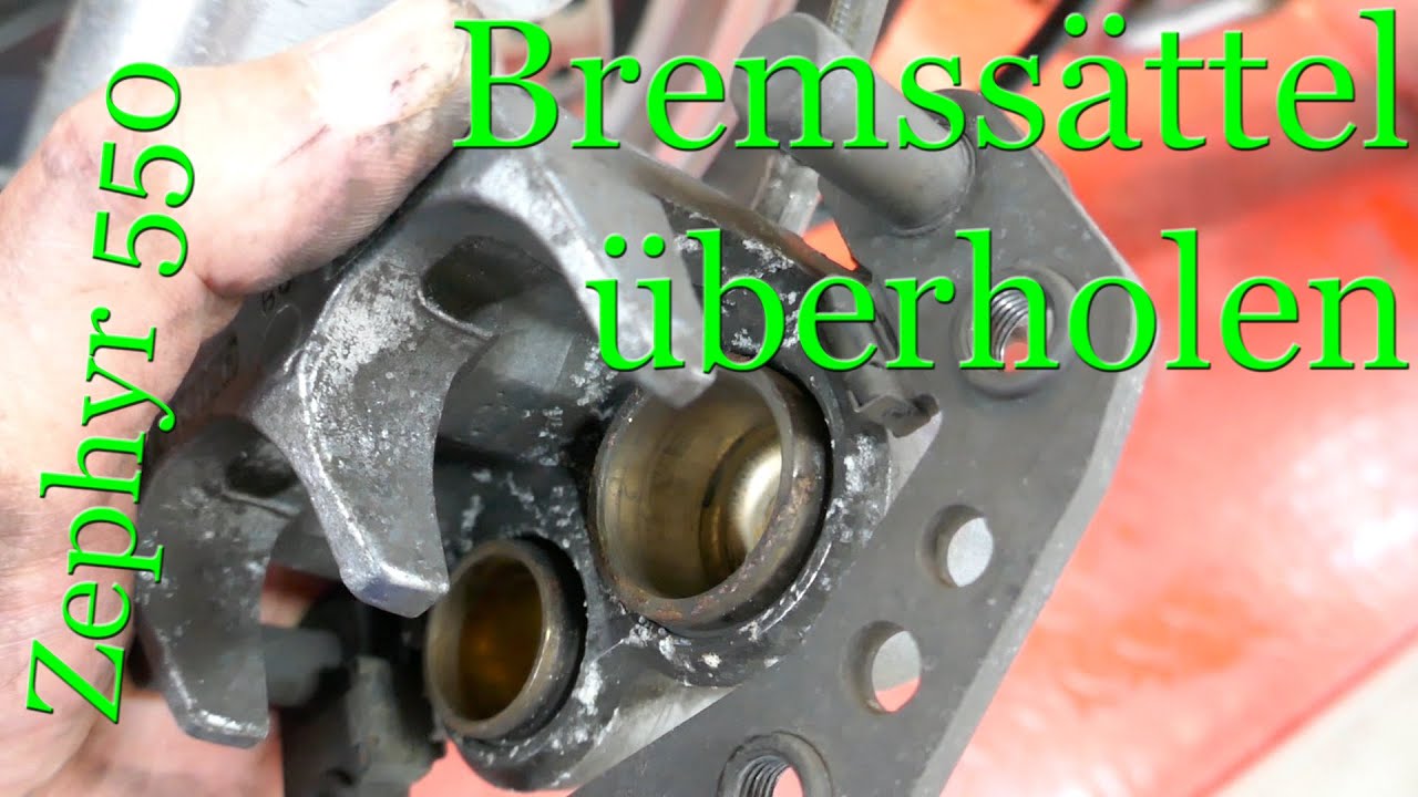 Kawasaki Zephyr 550 | #06 Überholung der vorderen Bremssättel