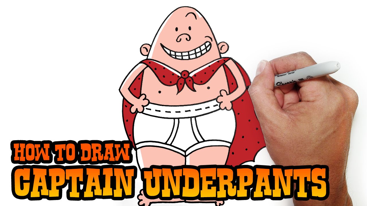 How to Draw Captain Underpants | Drawing Lesson