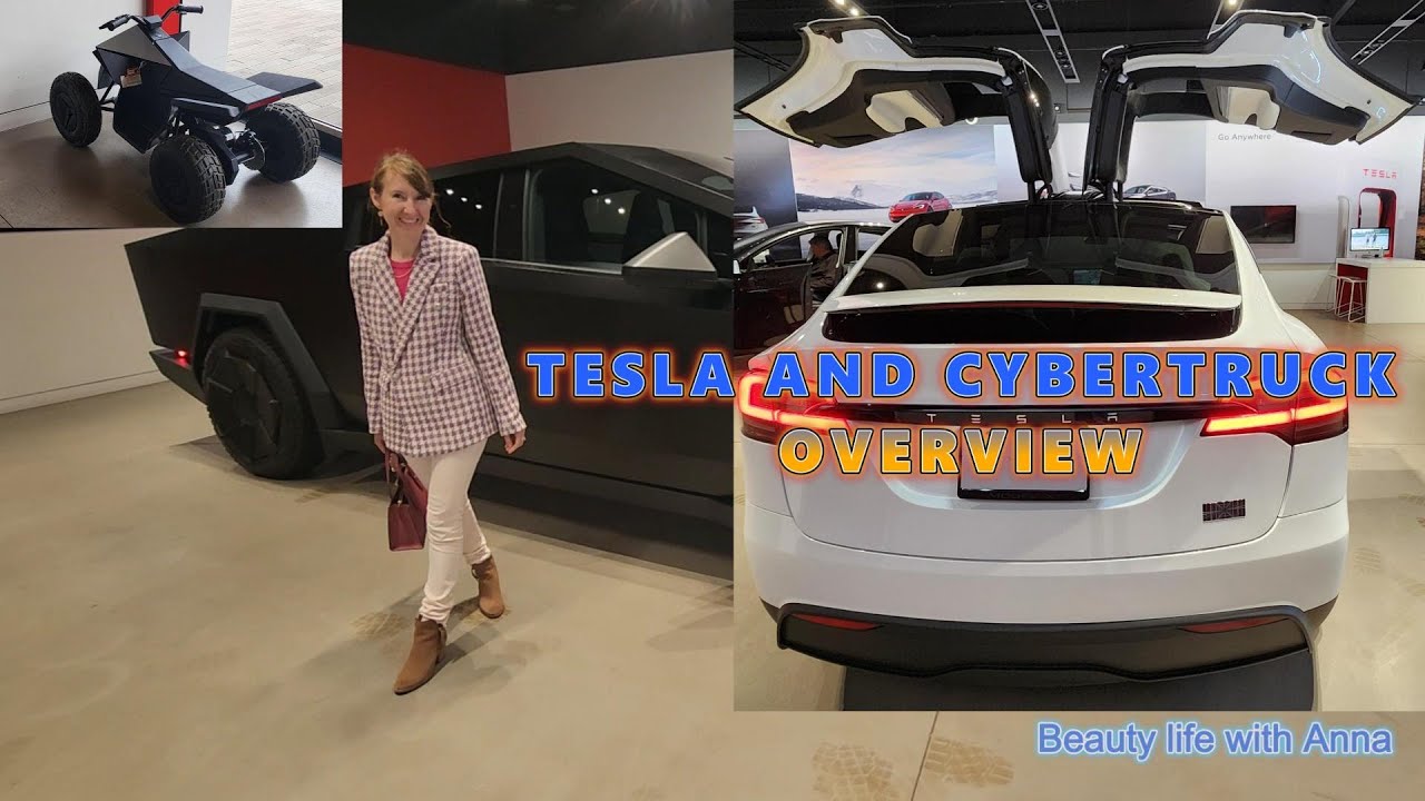 Cybertruck and Tesla Models Overview + Driving Tesla and Funny Moments