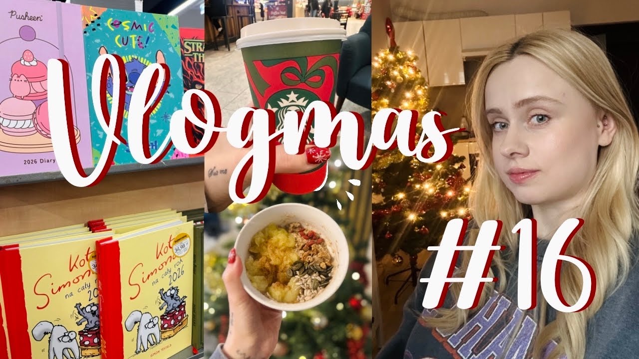 SKARŻYPYTA! owsianka z prażonym jabłkiem, 6cio godzinny dzień pracy, pyszna kawunia VLOGMAS #16