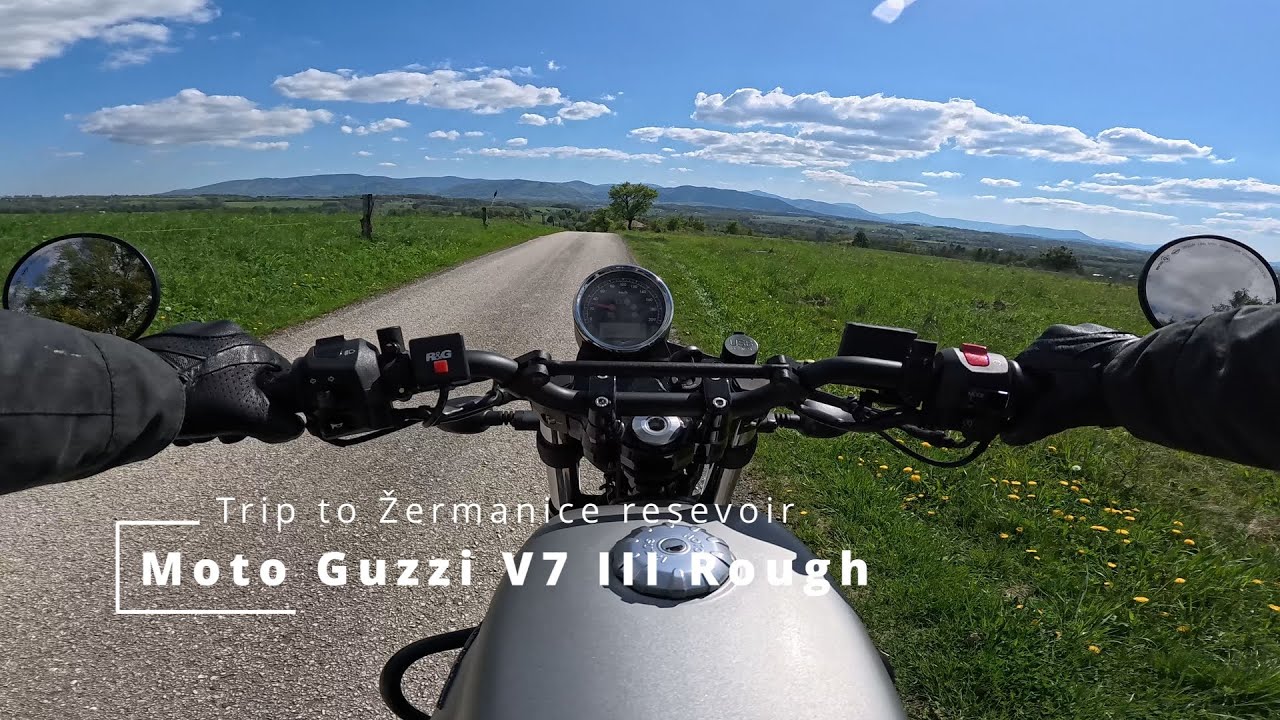 Moto Guzzi V7 III Rough  | A trip to Žermanice reservoir