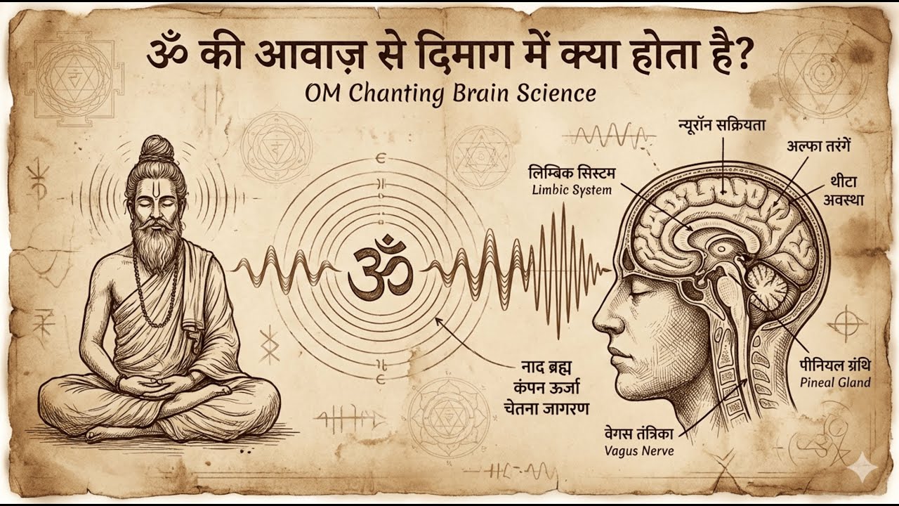 ॐ की आवाज़ से दिमाग में क्या होता है? | OM Chanting Brain Science| Benefits | Brain Transformation