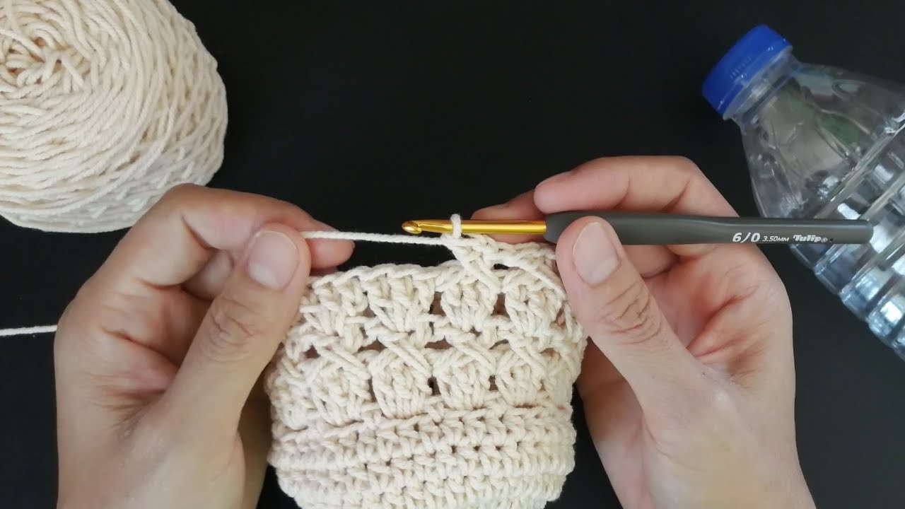 Crochet a water bottle holder tutorial✨ Pattern for the beginner ✨ Step by Step💗💖