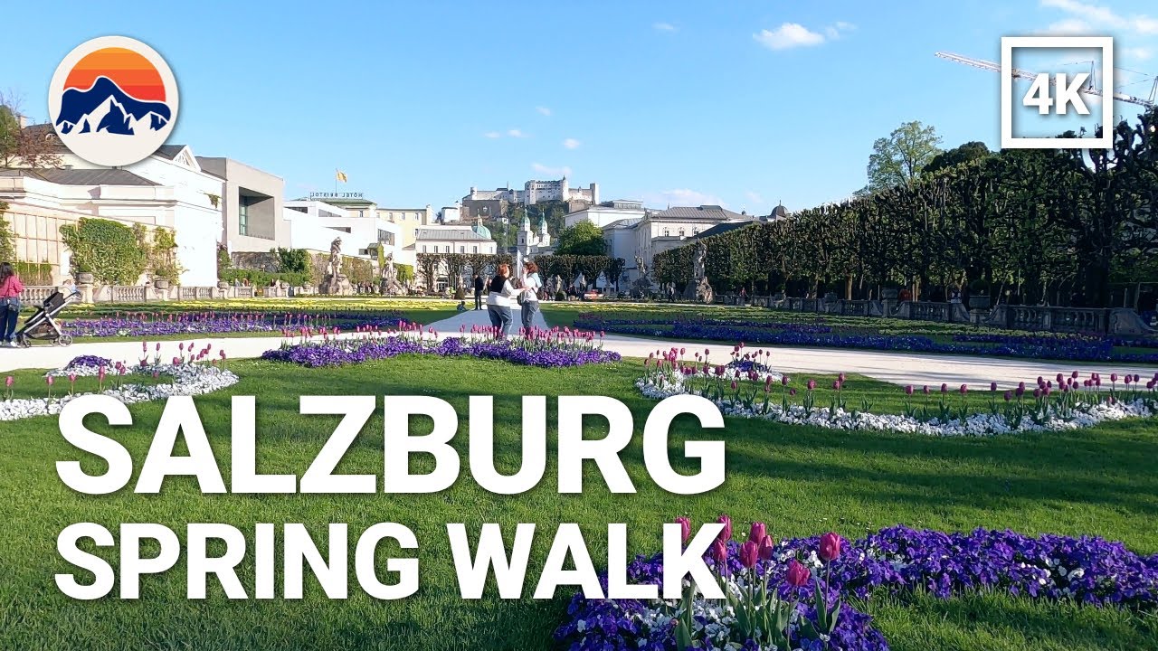 [4K] SALZBURG -  Best Walk Train Station to City Centre