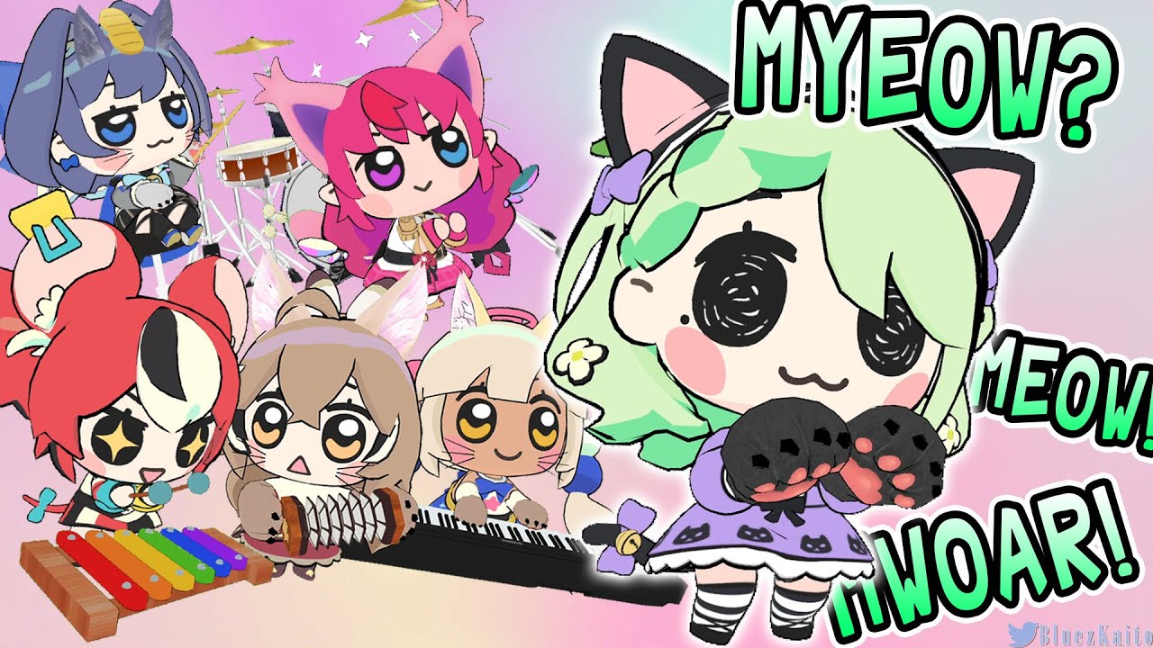 Cat Fauna MEOWing to the BGM Rhythm (Parody MV with HoloPromise)