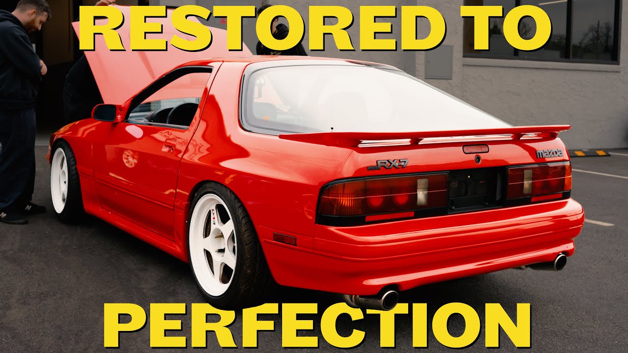 The CLEANEST Mazda RX-7 Restoration You’ll Ever See