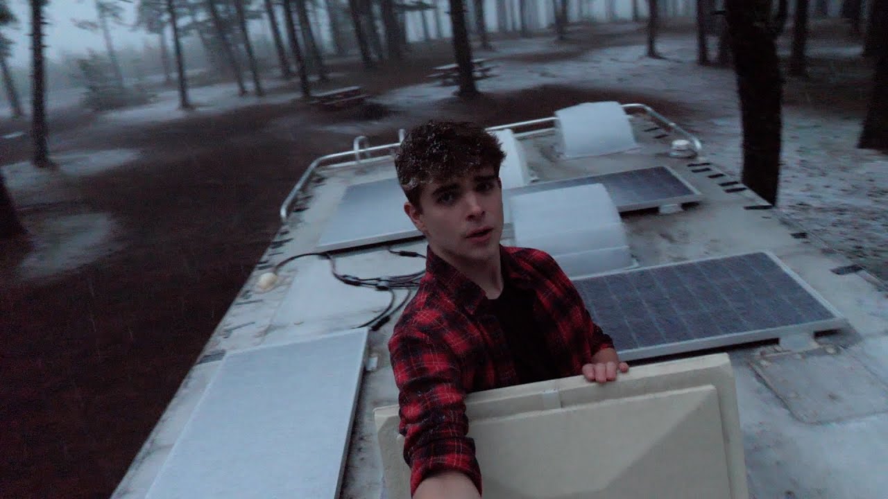 The Night My Truck Camper tried To END MY LIFE… Lost Power, 20°f Night ❄️ 