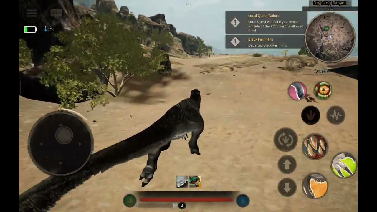 yutyrannus can detect a critter in path of titans part 2 