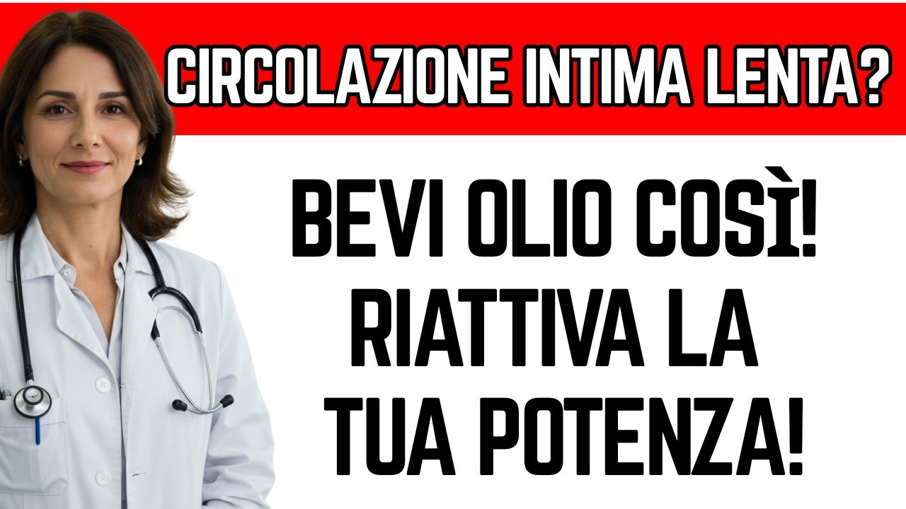 Il Segreto dell'Olio d'Oliva di Notte che Rivoluziona Circolazione e Intimit&agrave; (Over 60)
