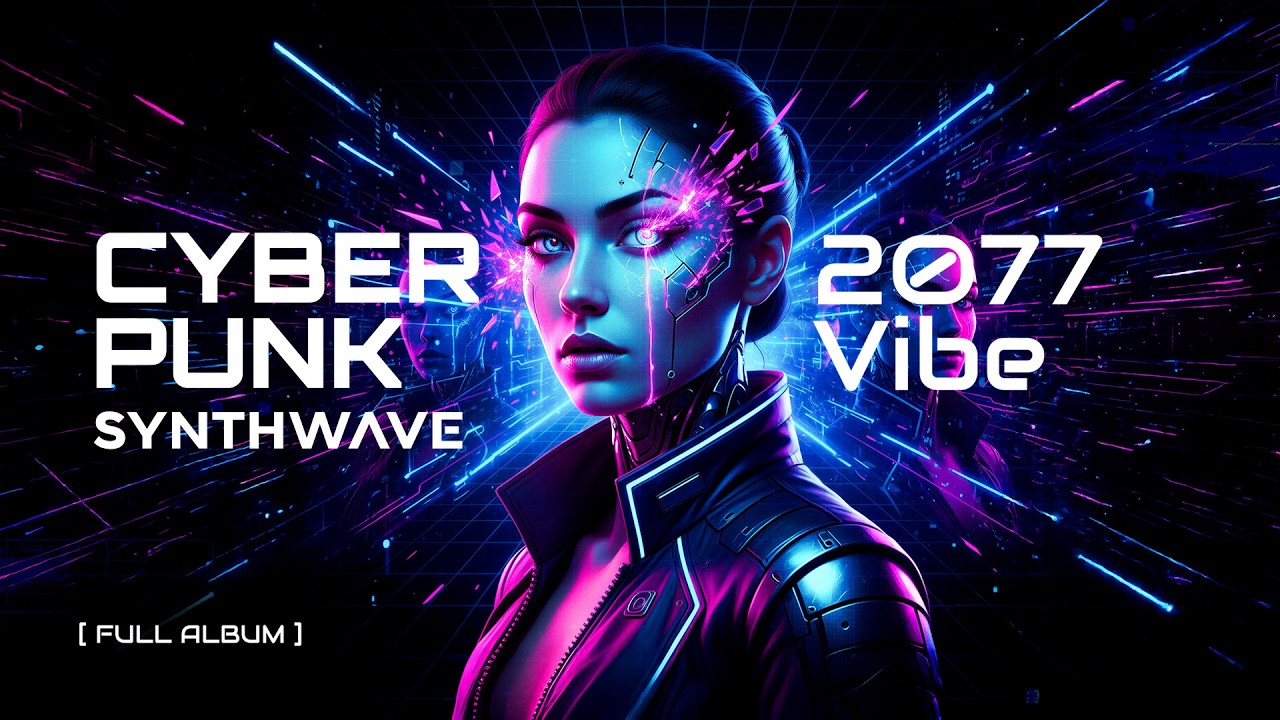 Cyberpunk Synthwave • RASTER GLOW - ECHOES OF A NEON ORACLE [Full Album]