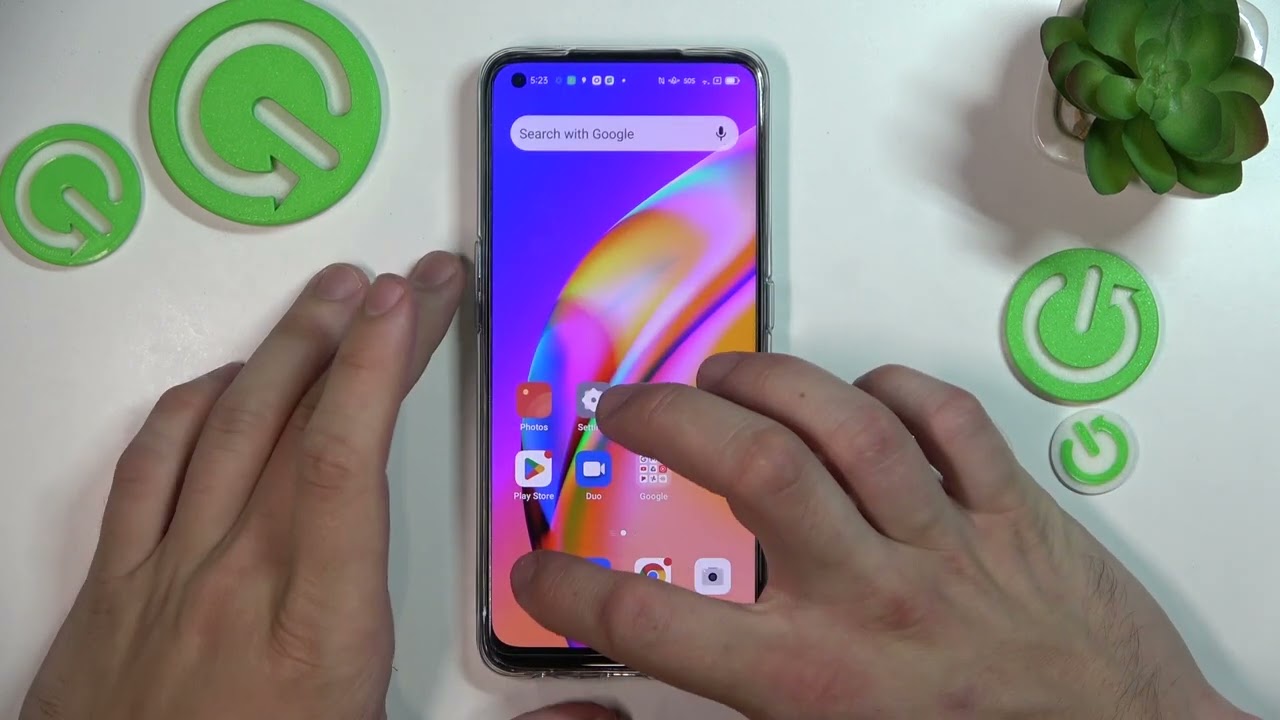 Oppo Reno 5z - How To Remove & Restore Phone Icon