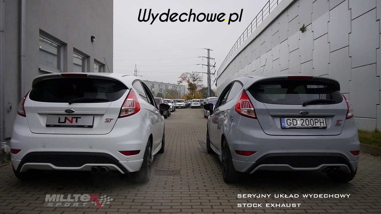 Ford Fiesta ST 1.6 EcoBoost MK7 w/ Milltek Sport Cat-back Non-res vs Stock | UNT Tuning Center