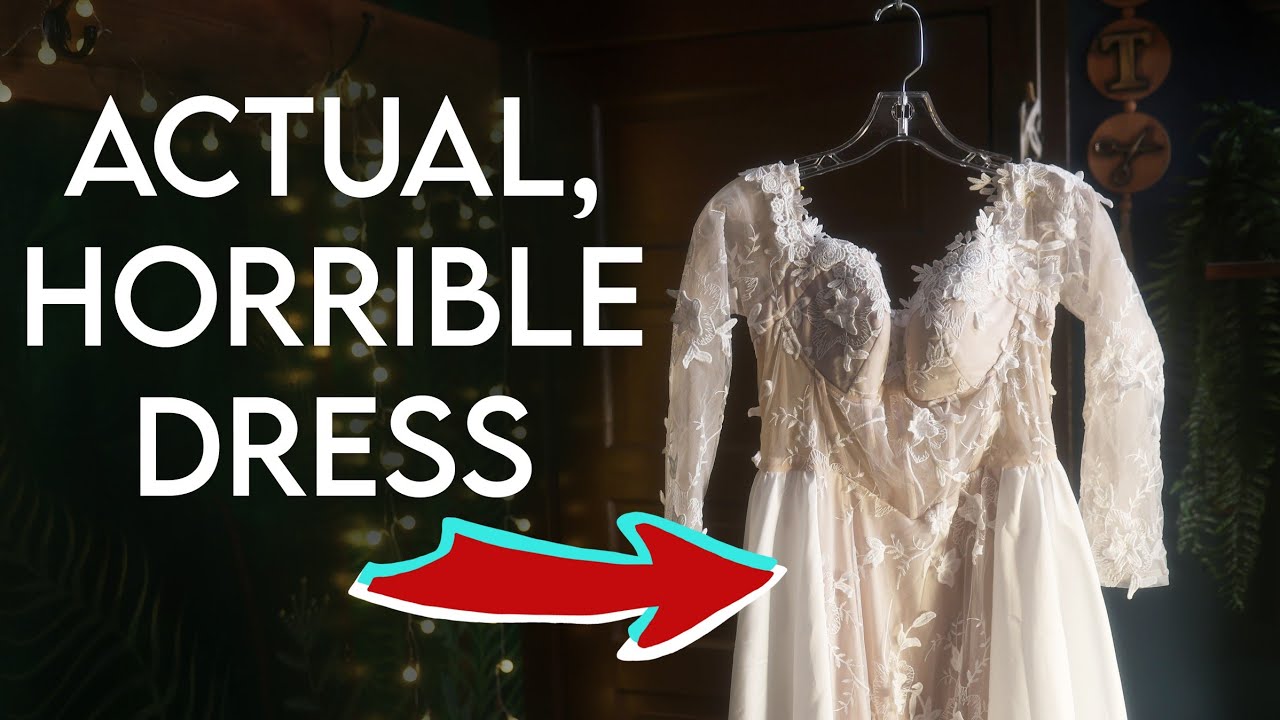 Trying to RESCUE a Bride's FAILED Wedding Dress!