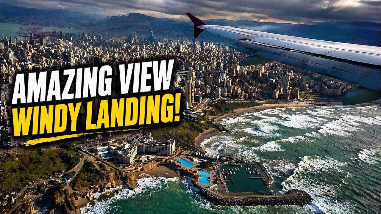 Very Windy & Challenging Landing | Airbus A320 