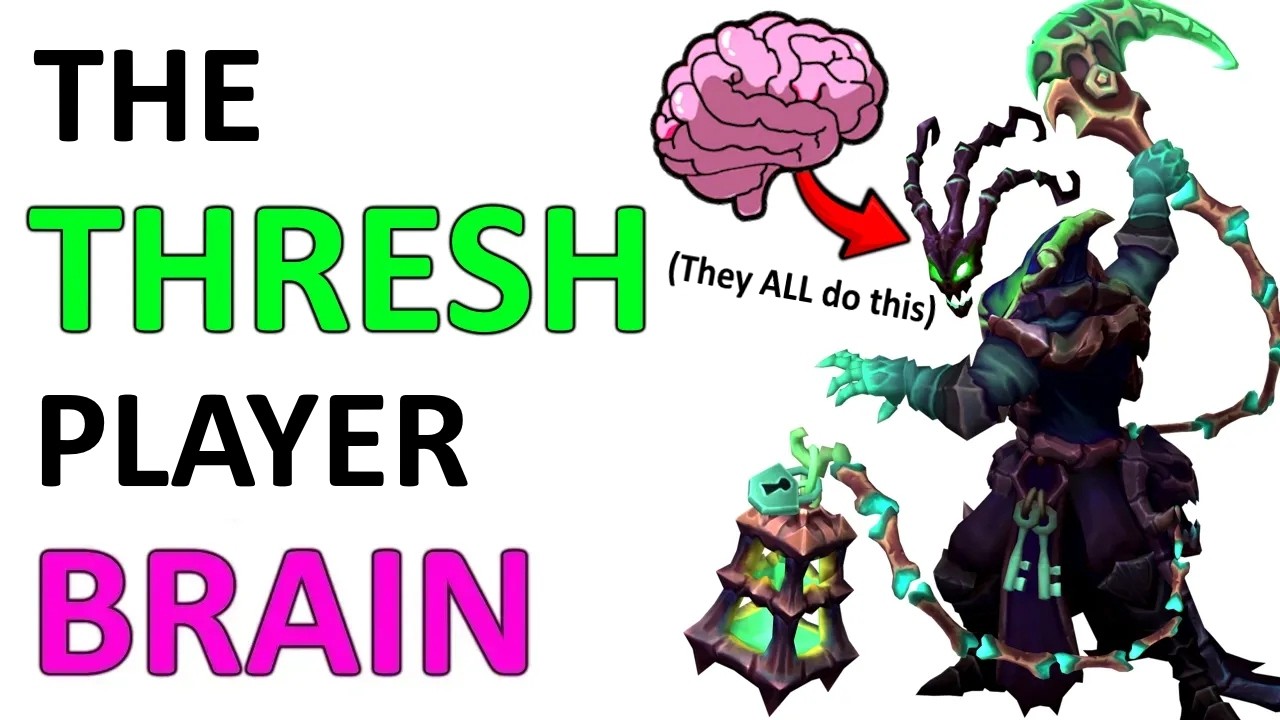Психология КАЖДОГО игрока на Thresh | Исследование мозга в LoL
