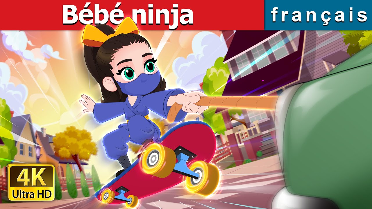 Bébé ninja | Ninja Baby in French | @FrenchFairyTales