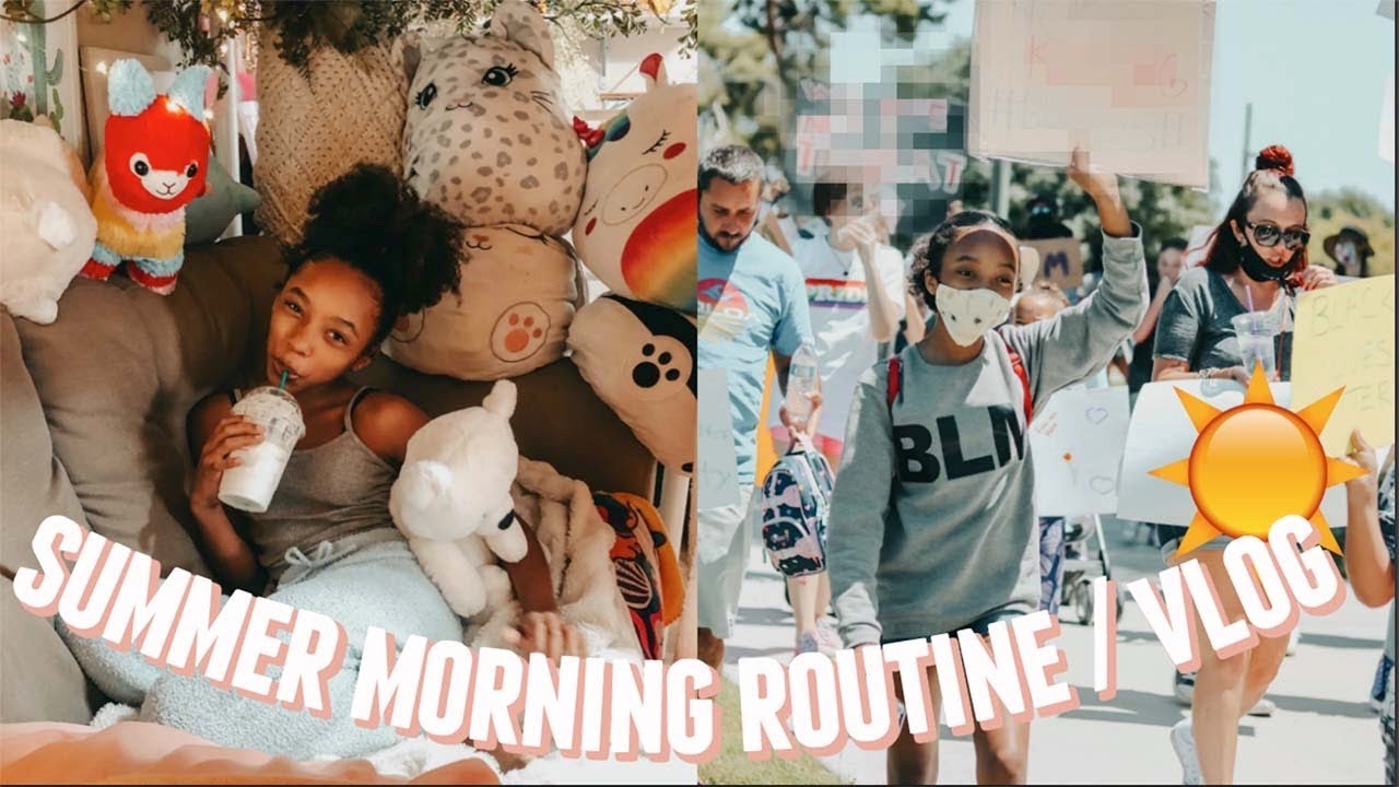 PRODUCTIVE summer morning routine  / VLOG 2020 | just jordyn