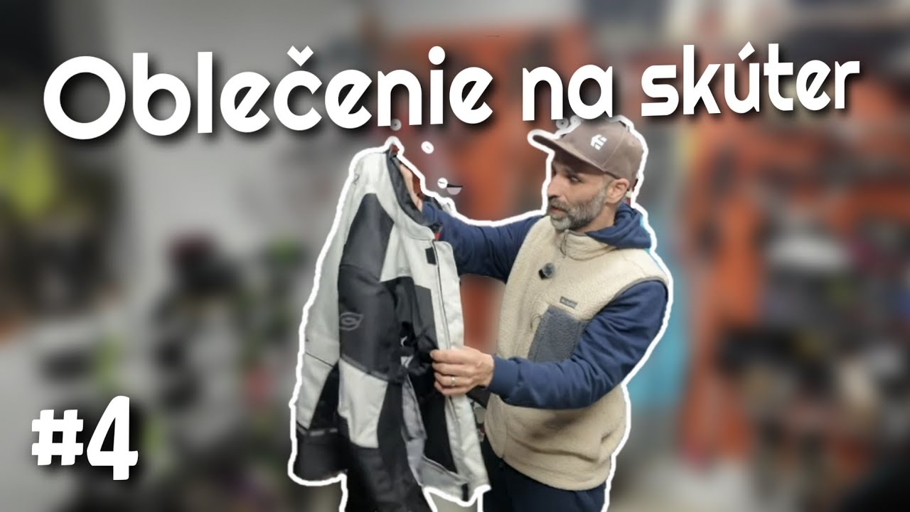 Scooter clothing - jacket, pants, neck warmer and helmet