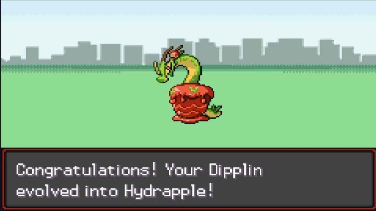 How to evolve Applin into Hydrapple in Pokemon Radical Red v4.1