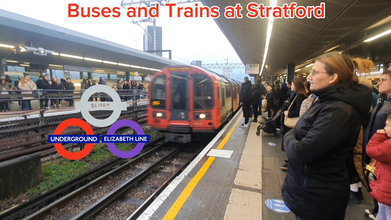 Buses and Trains At Walthamstow and Stratford