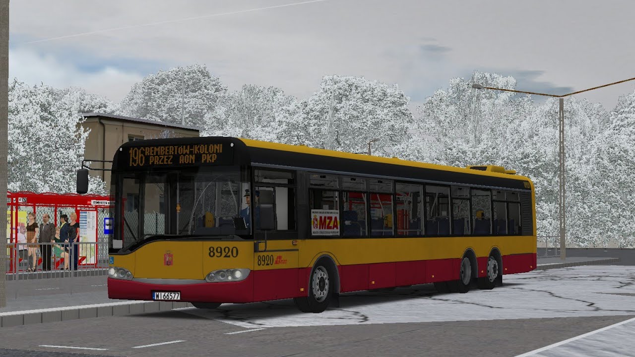 OMSI 2 - Warszawa Rembertów v1.1 - Linia 196 - Solaris Urbino 15 I