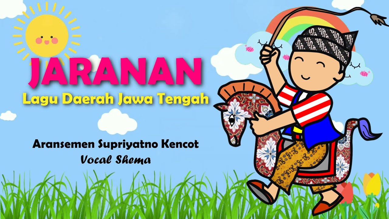 Jaranan Versi Anak (Lirik dan Tari) - Lagu Daerah Jawa Tengah | Vocal Shema