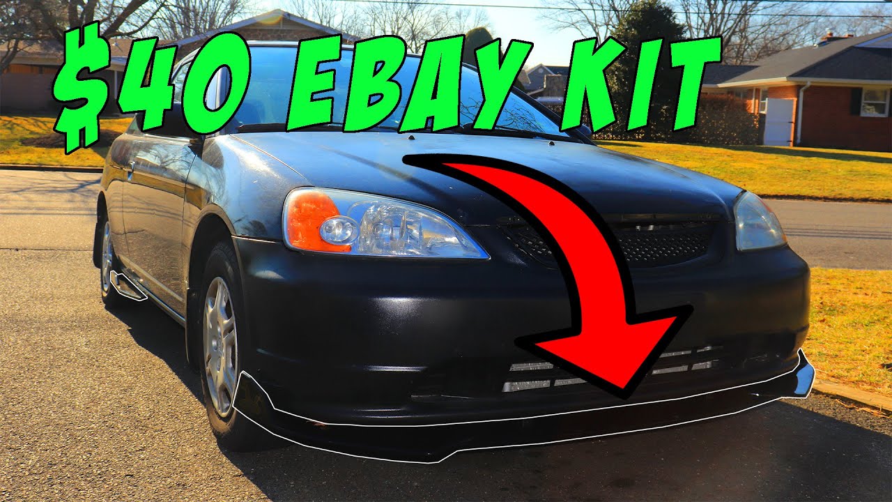 САМАЯ ДЕШЕВАЯ установка передней губы на Ebay (ВСЕГО 40 долларов!)