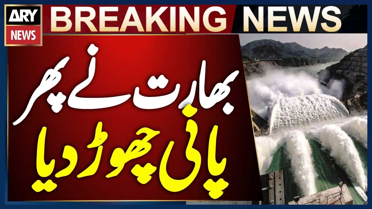India Releases Water into Chenab River, Opens Gates of Salal Dam