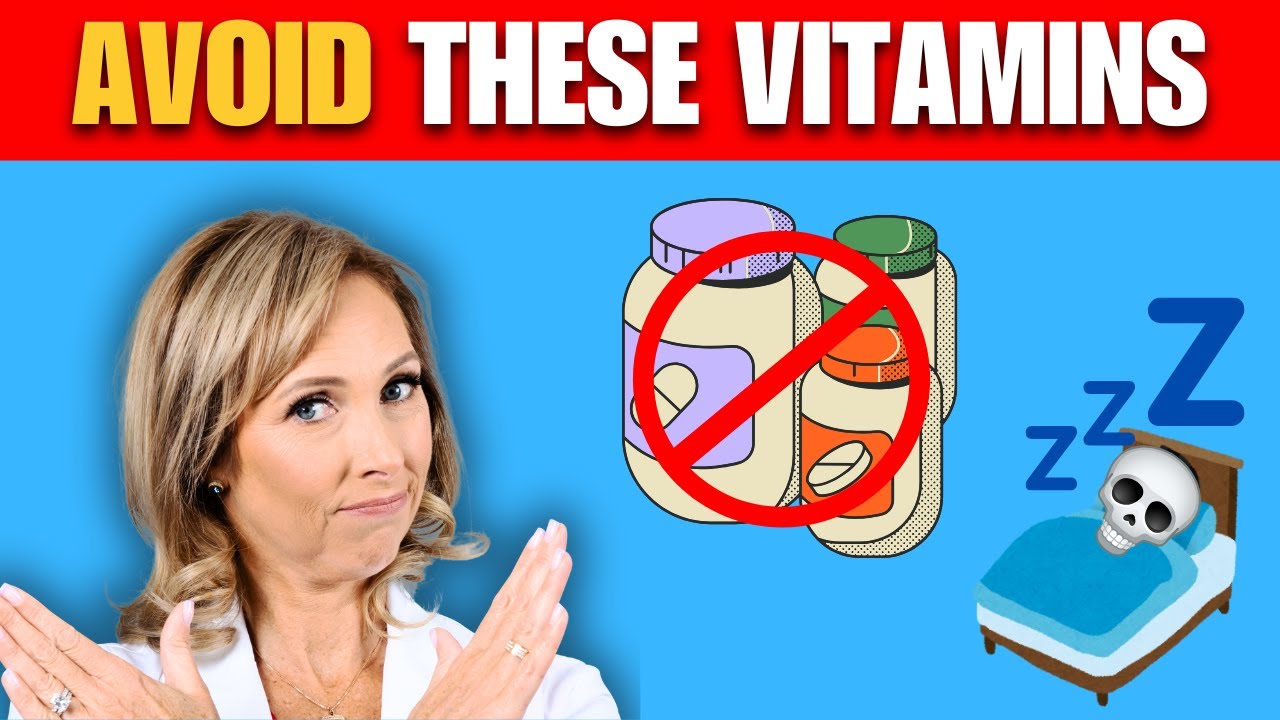 AVOID These Vitamins Before Bedtime | Dr. Janine
