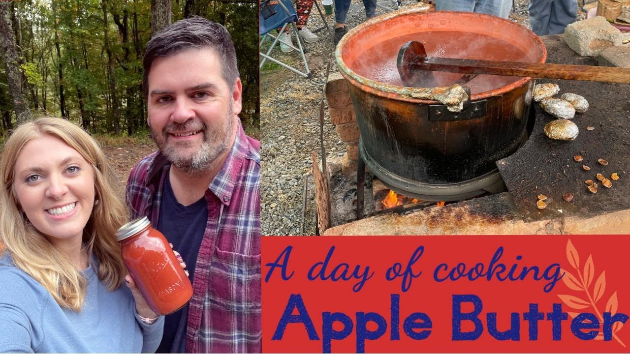 Appalachia Family Tradition - Apple Butter Cooking & Canning