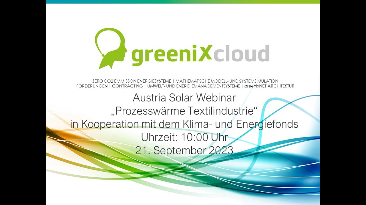 Industrielle Prozessw&auml;rme: Wie Solarw&auml;rme die Textilindustrie dekarbonisiert (Webinar 34)