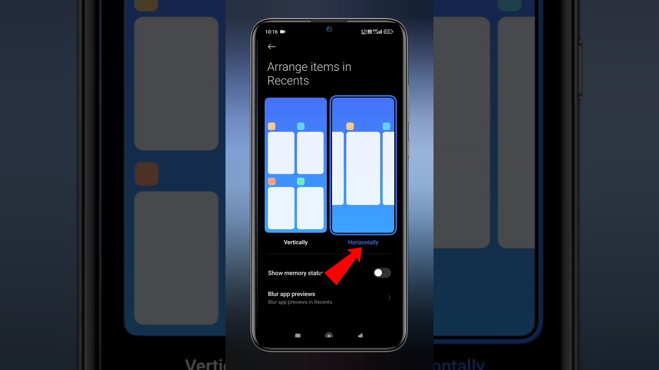 Xiaomi recent used app minimize settings | Xiaomi arrange items in recent settings #techfrack
