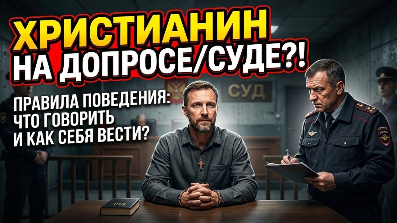 Как Вести Себя На Допросе Или В Суде?! Правила общения с властями для христиан