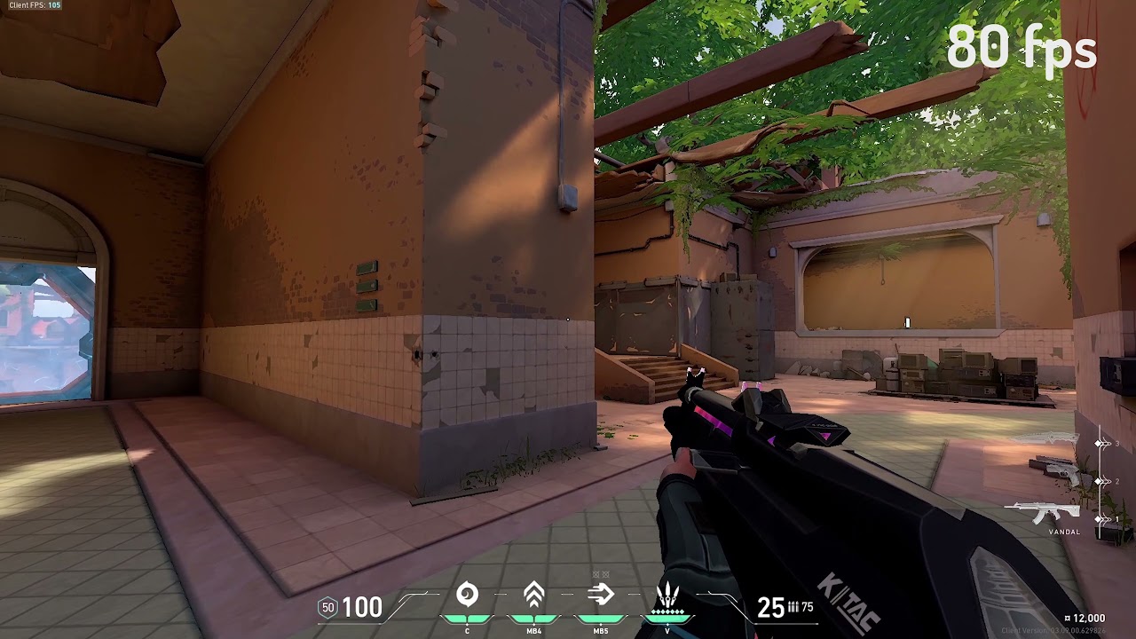 60 fps vs 80 fps vs 100 fps | Valorant | recording setence|