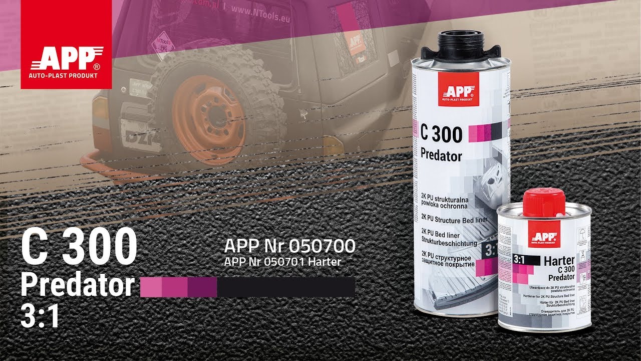 APP C300 Predator 600 ml + APP Harter C 300 Predator