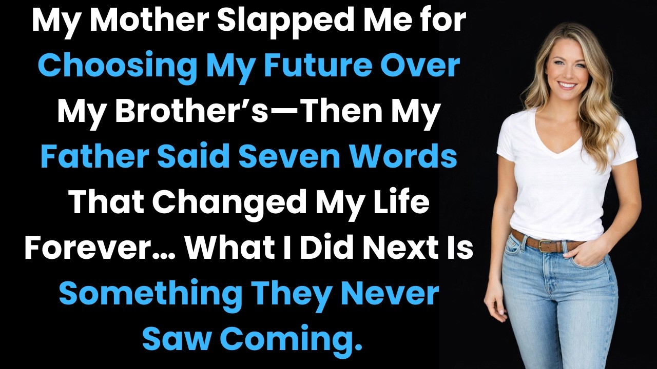My Mother Slapped Me for Choosing My Future—Then My Father Said Words I’ll Never Forget