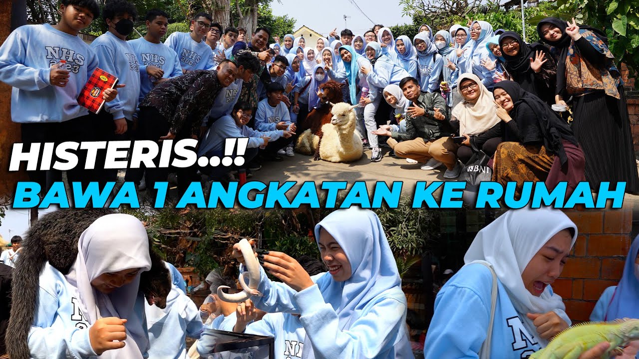HEBOHH..!! BAWA TEMAN BARU SMA 1 ANGKATAN KE RUMAH..!