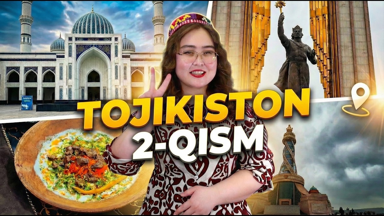 TOJIKISTON | Imomi A'zam masjidi, Qurtoba, Ismoil Somoniy va Mustaqillik maydoni  | SAYOHATCHI DONO