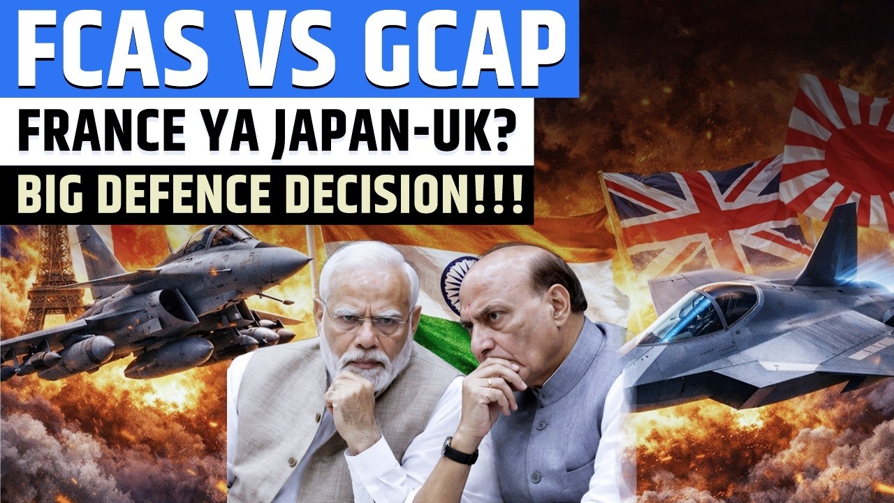 India&rsquo;s 6th Generation Fighter Decision: Will India Stay With France?FCAS vs GCAP |France, UK, Japan