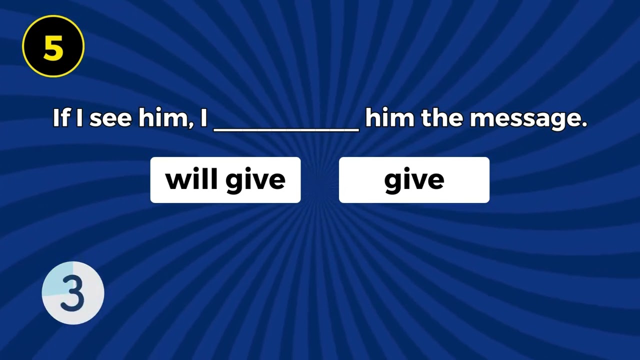 If Clauses Type 1 Quiz Test Your English Grammar Skills!