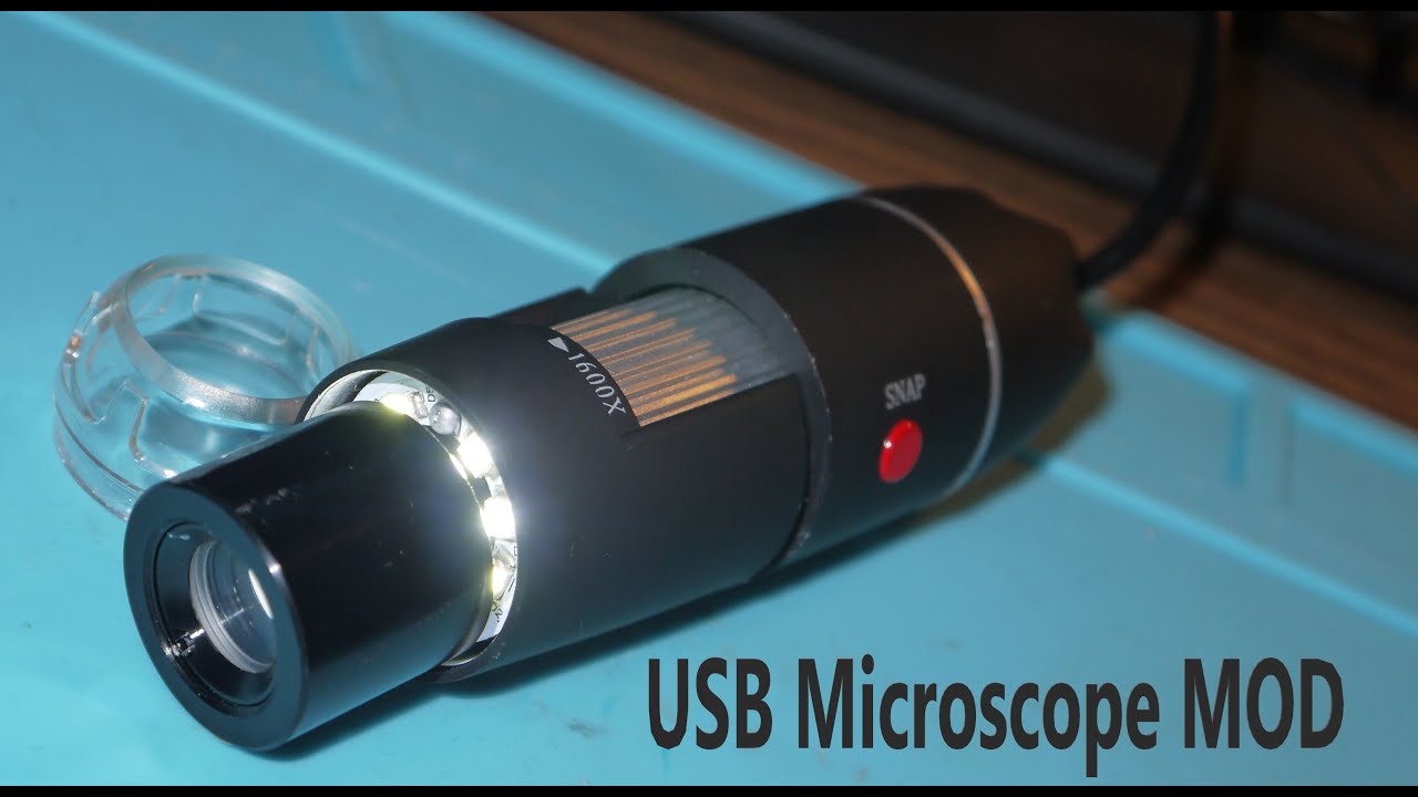 USB-микроскоп 1600X с рассеивающей линзой
