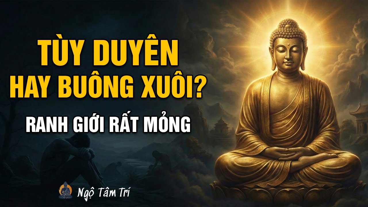 Tùy Duyên KHÔNG PHẢI Buông Xuôi - Ranh Giới Giữa Trí Tuệ và Lười Biếng | Ngộ Tâm Trí