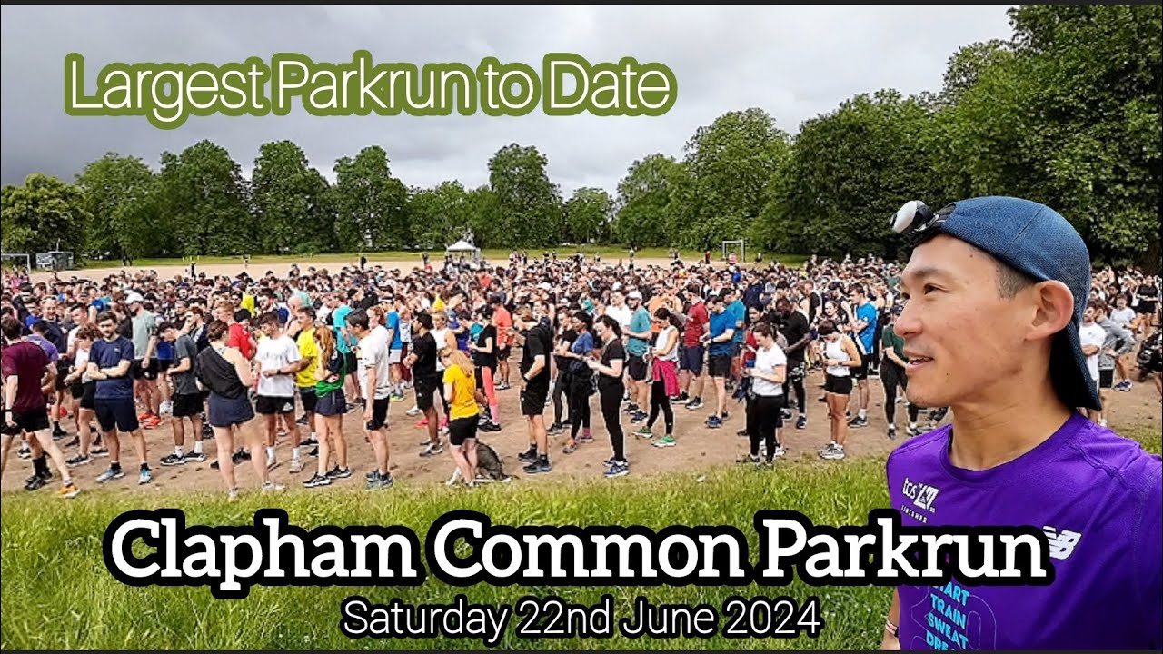 Clapham Common Parkrun (22/06/2024): Largest Parkrun I have run to date! - Last to...