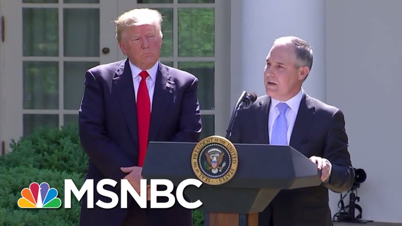 EPA Imploding Under Weight Of Scott Pruitt Scandals | All In | MSNBC