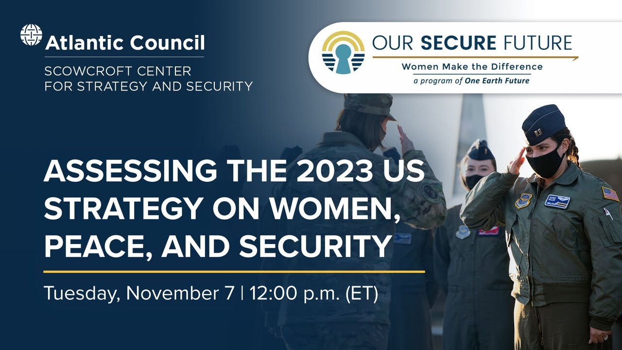 Assessing the 2023 US Strategy on Women, Peace, and Security