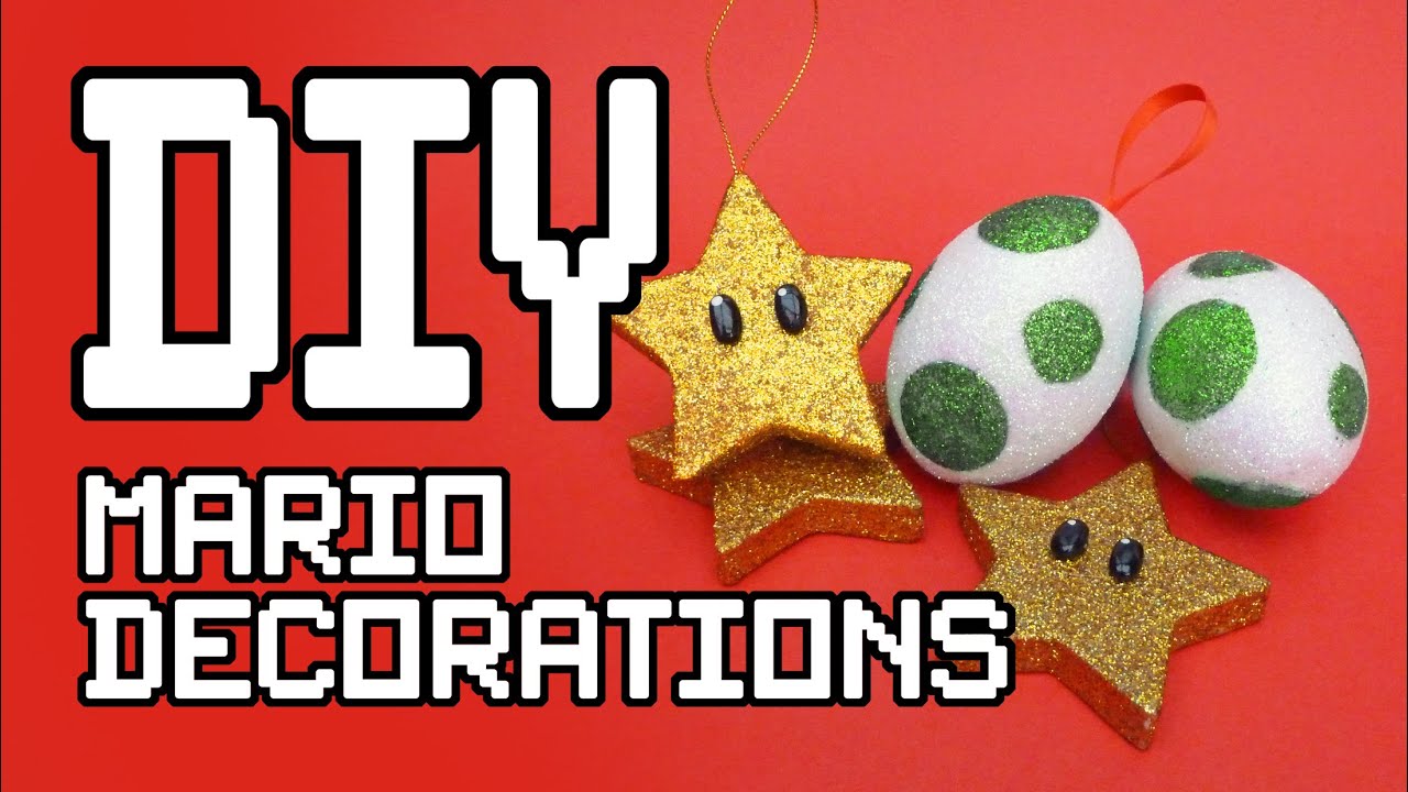 Mario Christmas Decorations DIY Tutorial