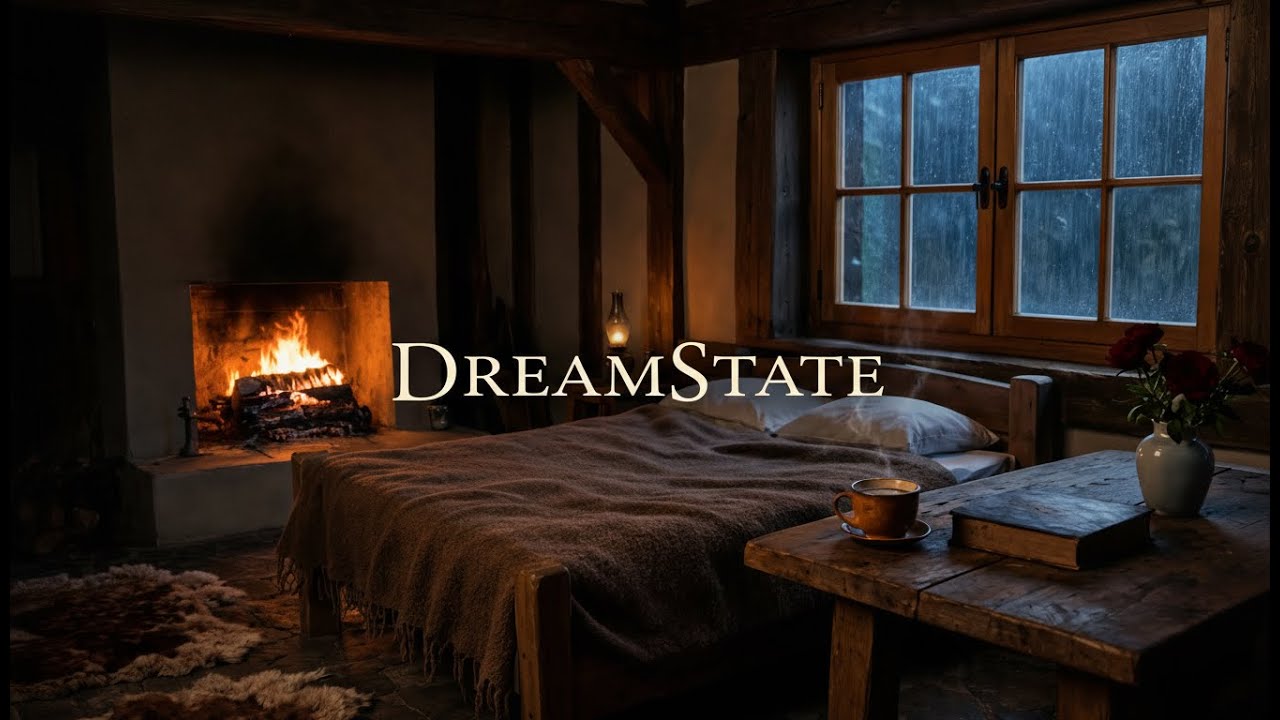Night Rain & Acoustic Guitar for Insomnia Relief and Deep Relaxation