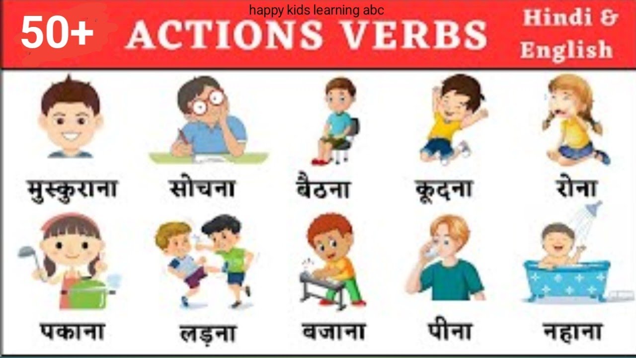 🛌🏌️इस वीडियो में हम क्रिया शब्द को आसान और सरल भाषा में समझेंगे। 🏃🏇 Action verb 🧘⛹️🙅